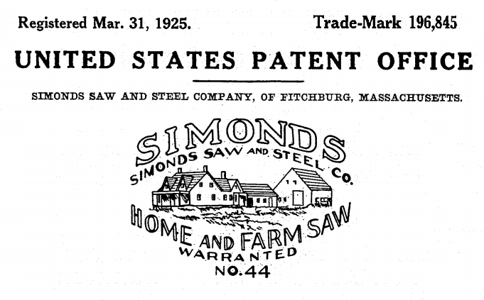 A Simonds Saw Trademark